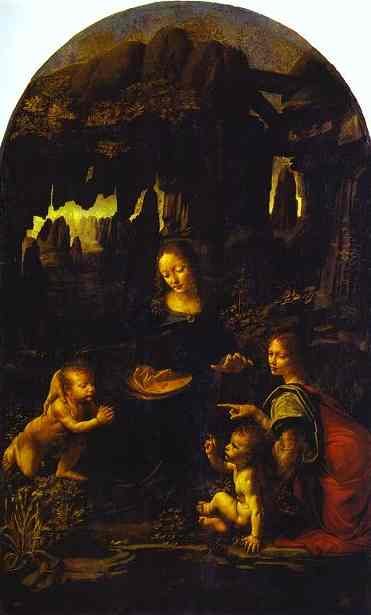 Leonardo da Vinci - The Virgin of the Rocks